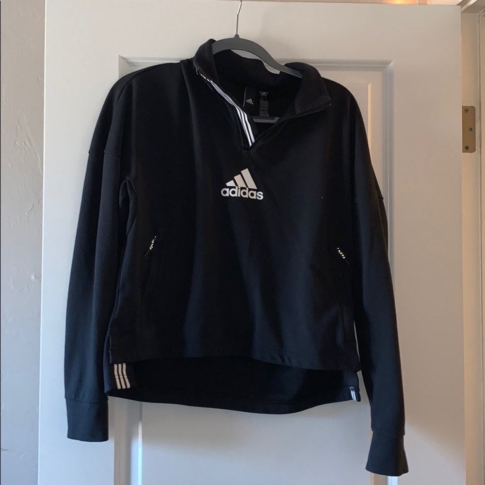 Adidas quarter zip pull over!